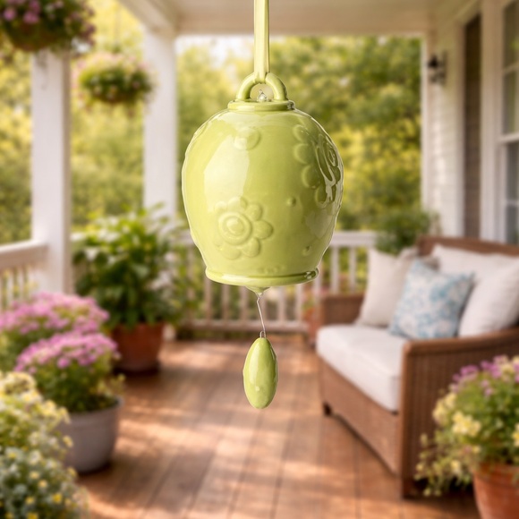 Boston International Ceramic Hanging Bell Wind Chime Set of 3 – NWT - Picture 4 of 13